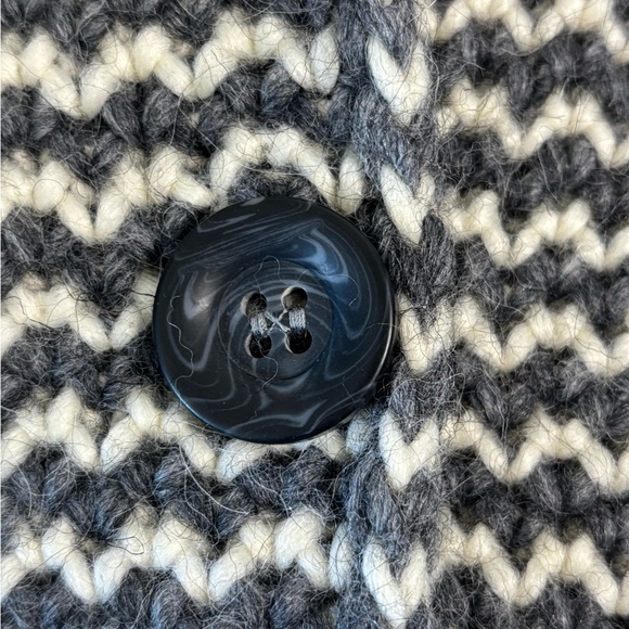 COCOGIO‎ Long Alpaca Wool Cardigan Made in Italy size L - Picture 4 of 7